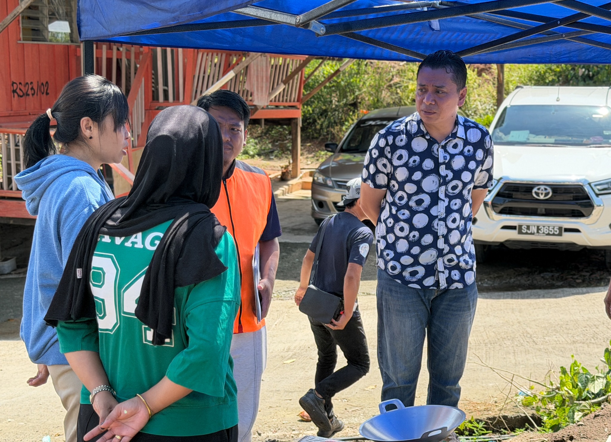 Andi Suryady ziarah mangsa kebakaran di Jalan Utara, salur bantuan segera