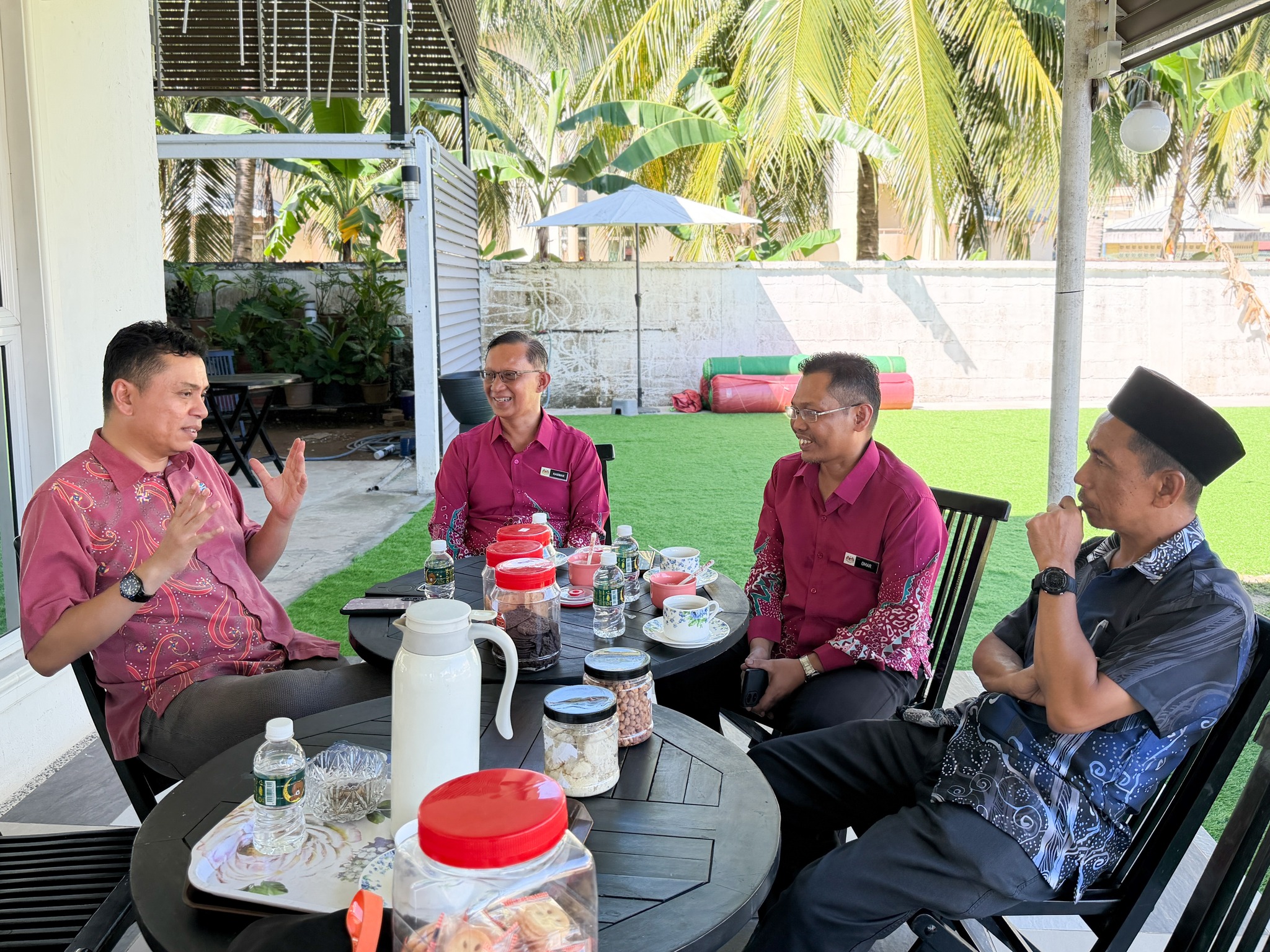 Andi Suryady terima kunjungan, santuni penduduk