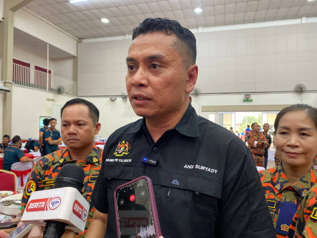 Andi pantau status Balai Bomba Merotai, projek capai 96.6 peratus